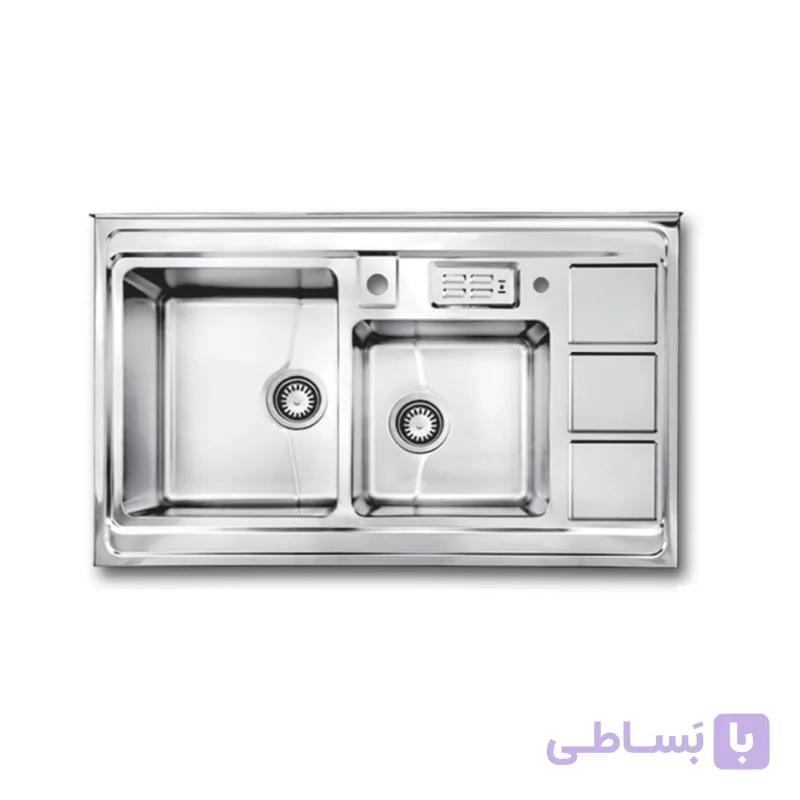 سینک ظرفشویی باکسی روکار اخوان مدل 322