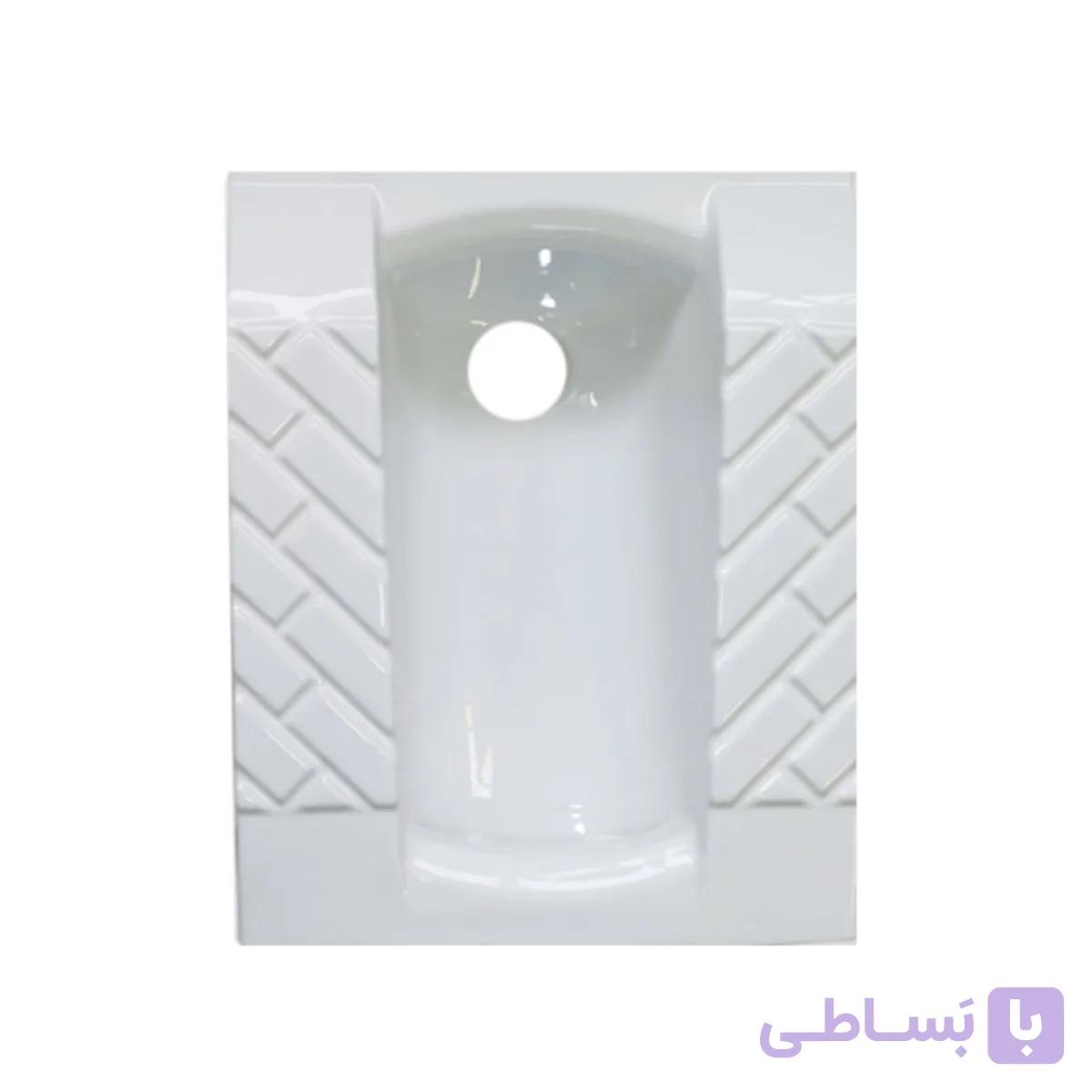 توالت گاتریا مدل D.K.M  ریملس سفید