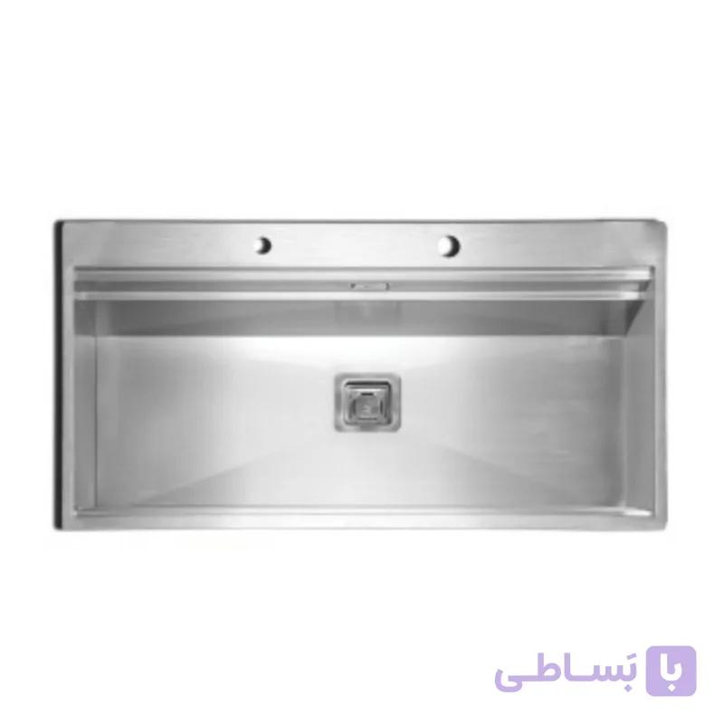 سینک ظرفشویی دست ساز باکسی توکار اخوان مدل 356 — تصویر 1