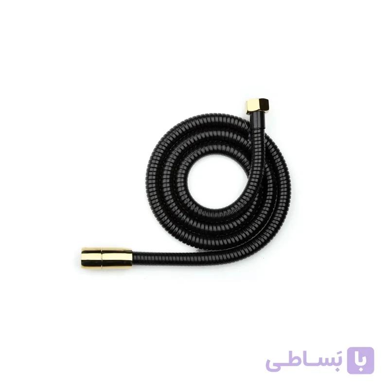 شلنگ توالت درخشان رنگ مشکی — تصویر 1