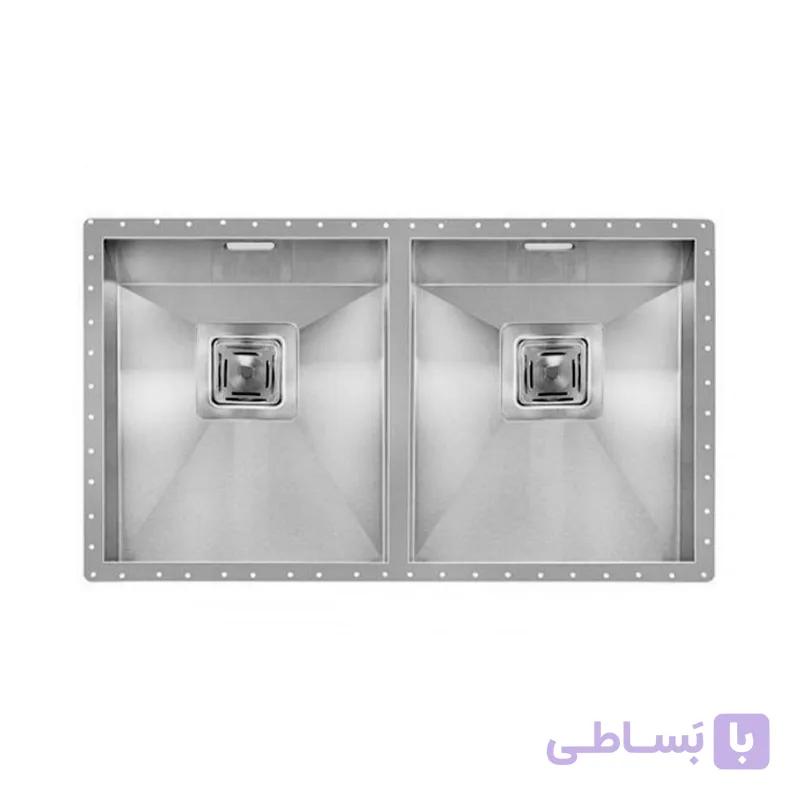 سینک ظرفشویی زیرکورینی اخوان مدل 410 — تصویر 1