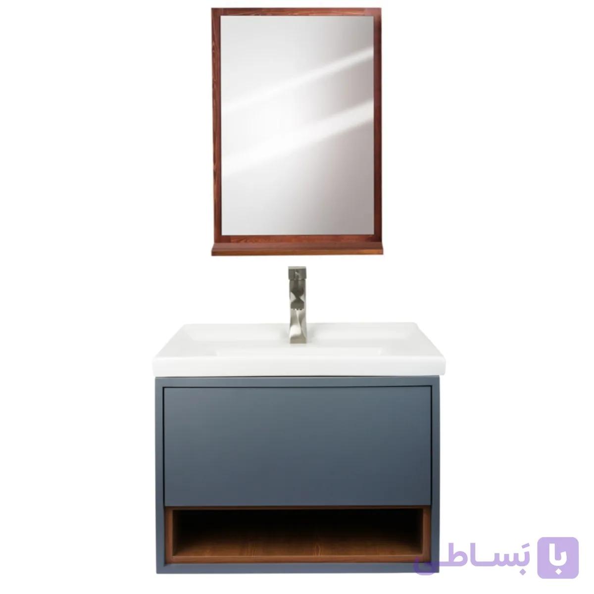 ست کابین روشویی و آینه چارسو مدل مارتا Marta (سایز 60) — تصویر 1