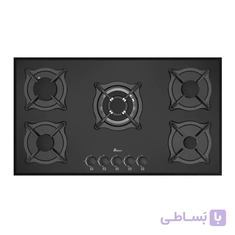 اجاق گاز صفحه ای شیشه ای بیمکث مدل MG 5073 مشکی — تصویر 1