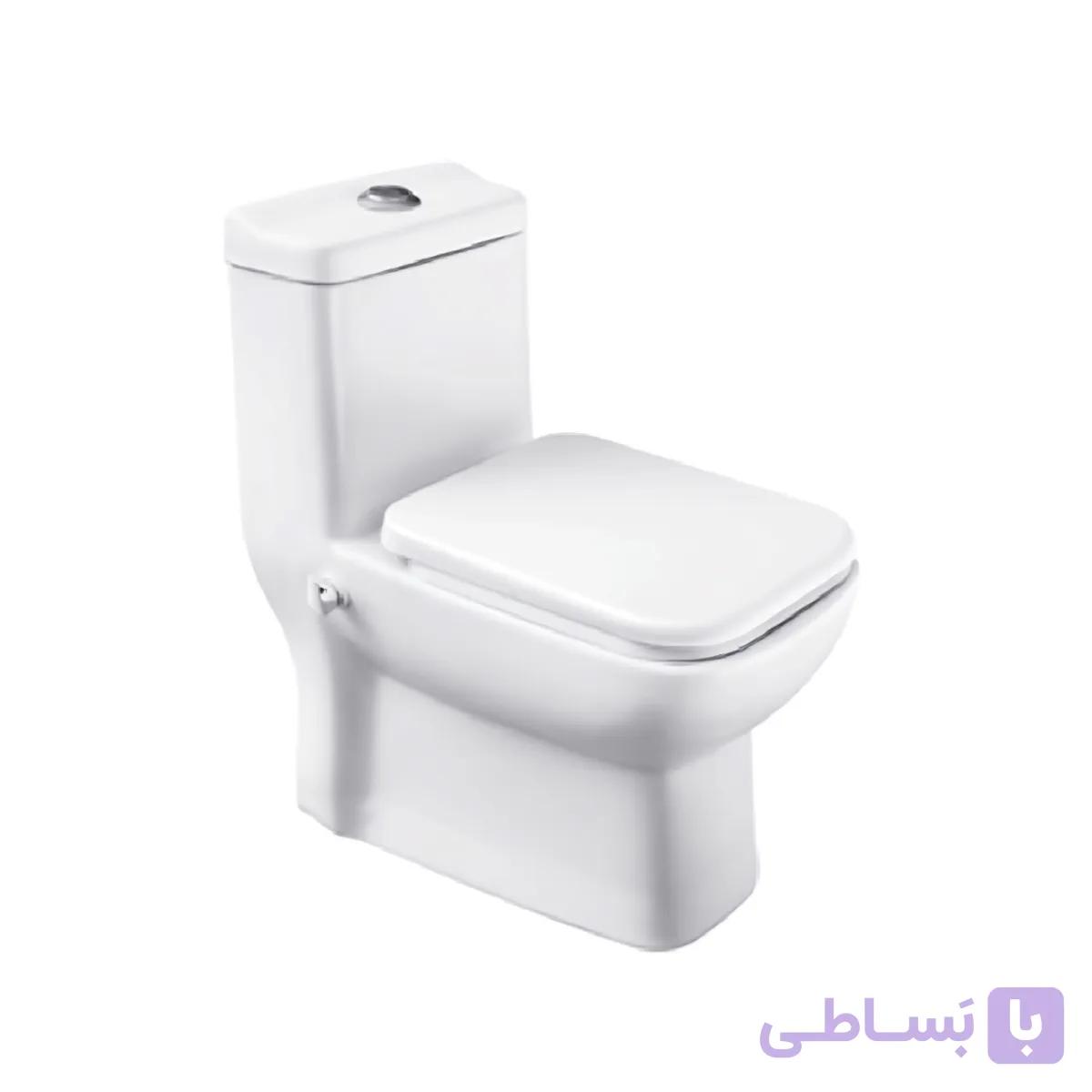 توالت فرنگی مینا مدل رومینا سفید