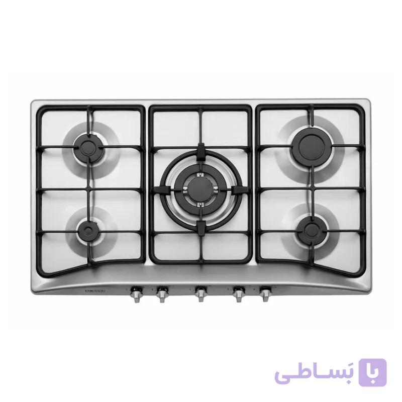 اجاق گاز صفحه ای  استیل البرز مدل S 2351  با قطعات ایرانی — تصویر 1