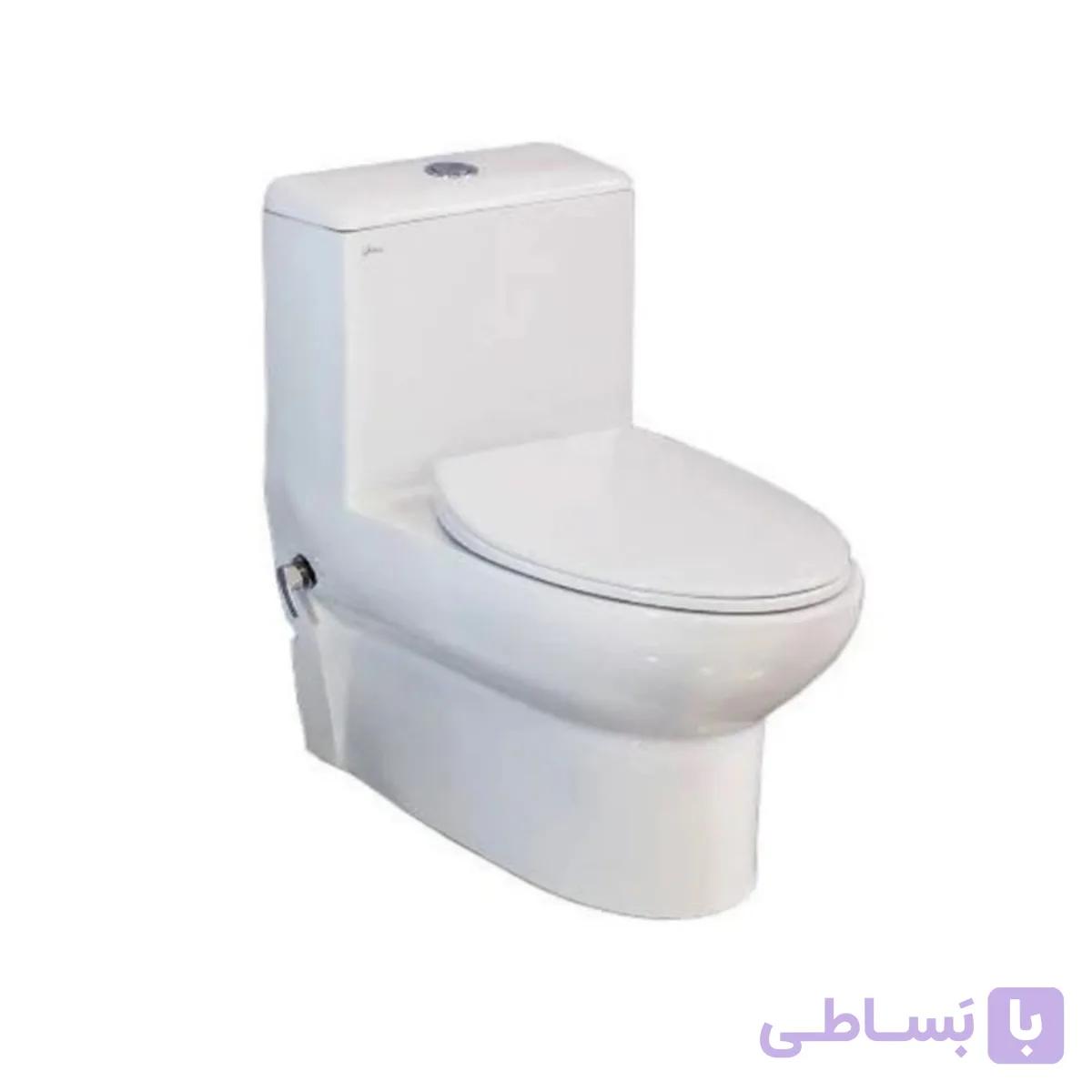 توالت فرنگی گاتریا مدل آسو (Asoo) با شیر مخلوط — تصویر 1