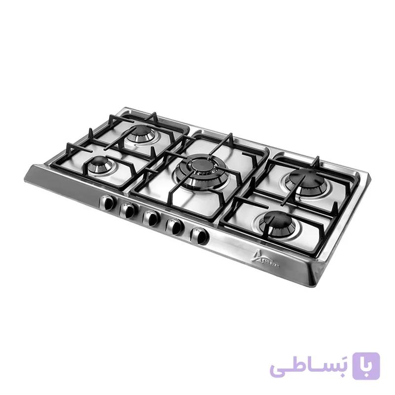 اجاق گاز صفحه ای استیل اخوان مدل  V-32-s ونوس — تصویر 1