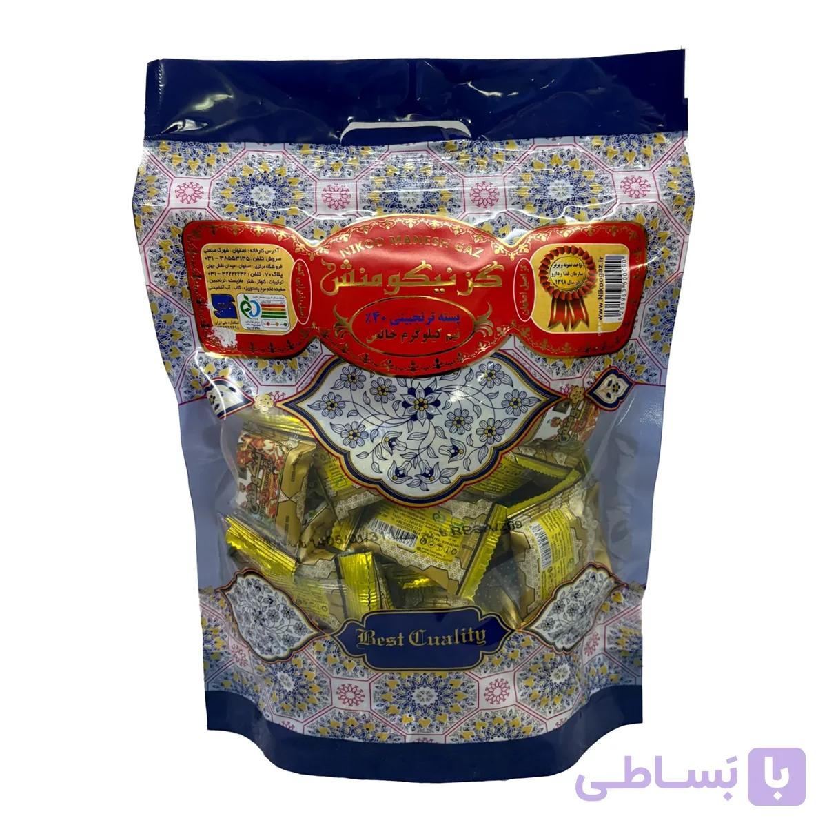 گز 40 درصد مغز پسته نیم کیلوگرمی — تصویر 1