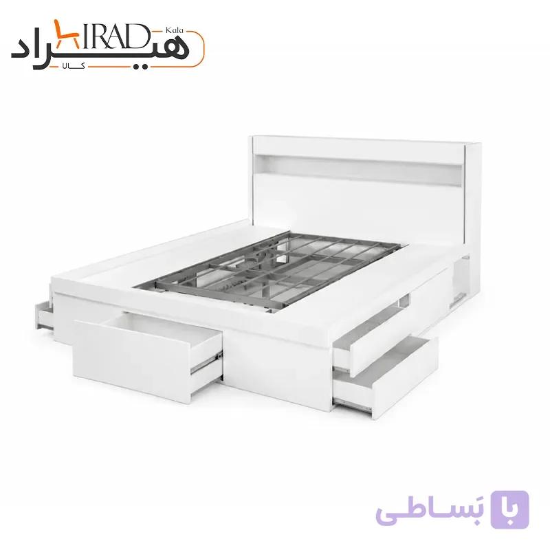 تخت خواب دو نفره هیراد مدل Z130 — تصویر 1