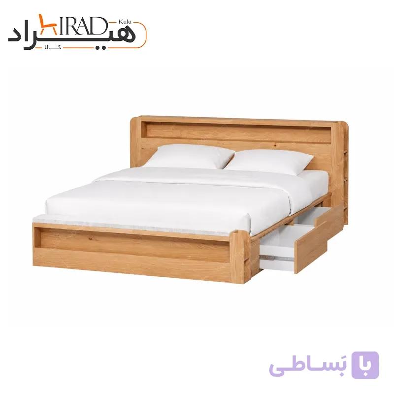 تخت خواب دو نفره هیراد مدل Z129 — تصویر 1