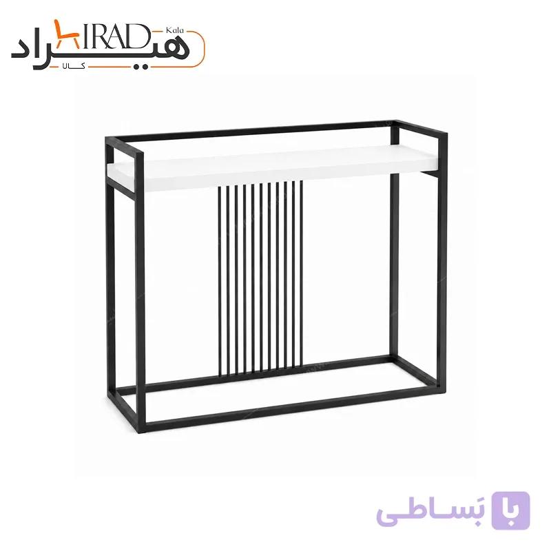 کنسول فلزی میله ای صفحه سفید هیراد مدل B142 — تصویر 1