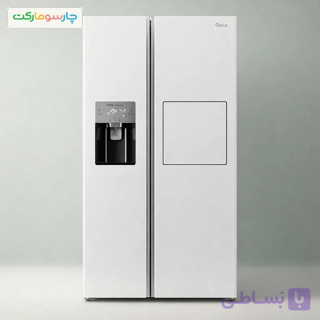 یخچال فریزر ساید بای ساید جی پلاس 32 فوت مدل GSS-R7925S — تصویر 1