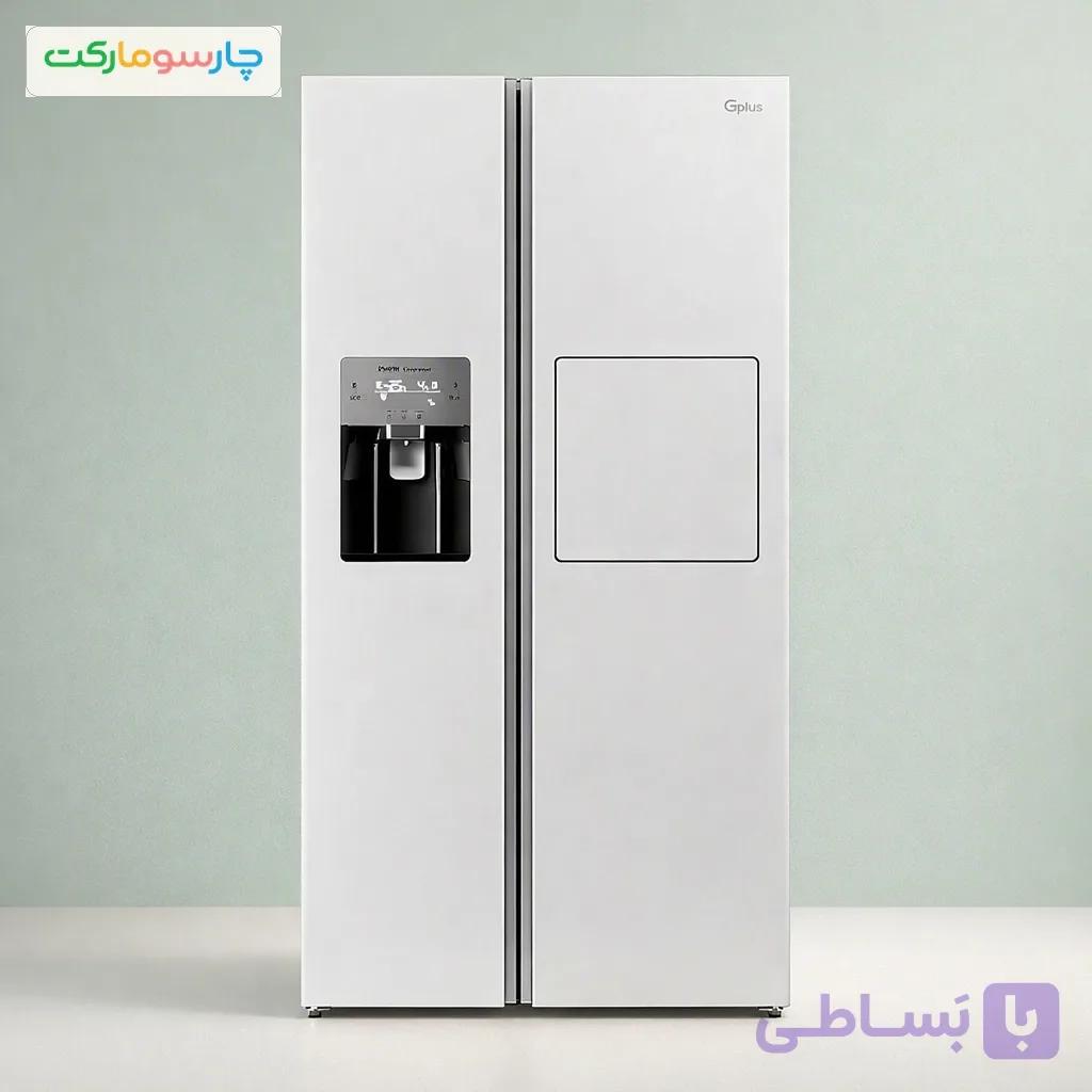 یخچال فریزر ساید بای ساید 28 فوت جی پلاس مدل GSS-R7926S — تصویر 1