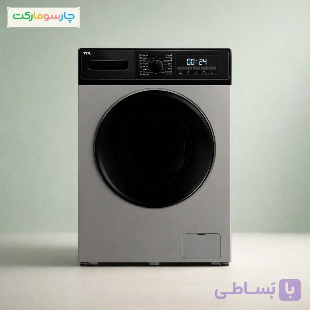 ماشین لباسشویی تی سی ال مدل G82-BS/BW ظرفیت 8 کیلوگرم