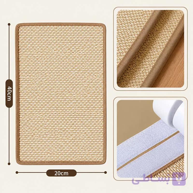 اسکرچر فرشی گربه مدل سیسال سایز S | اسکرچر دیواری گربه وارداتی — تصویر 1