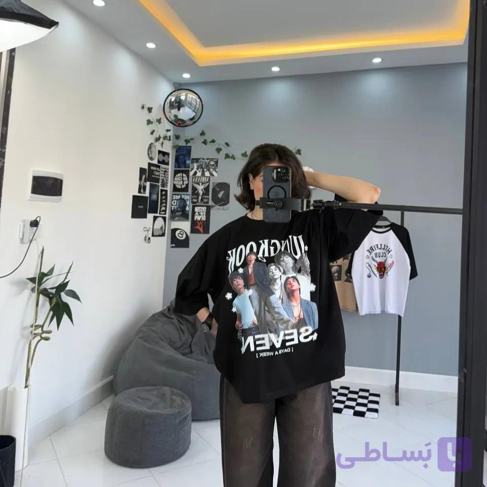 تیشرت اورسایز جونگکوک — تصویر 1
