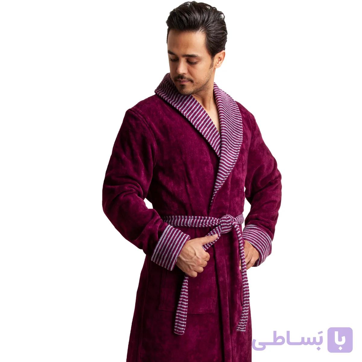 حوله پالتویی کلاسیک سرمه ای سایز M تا XXL