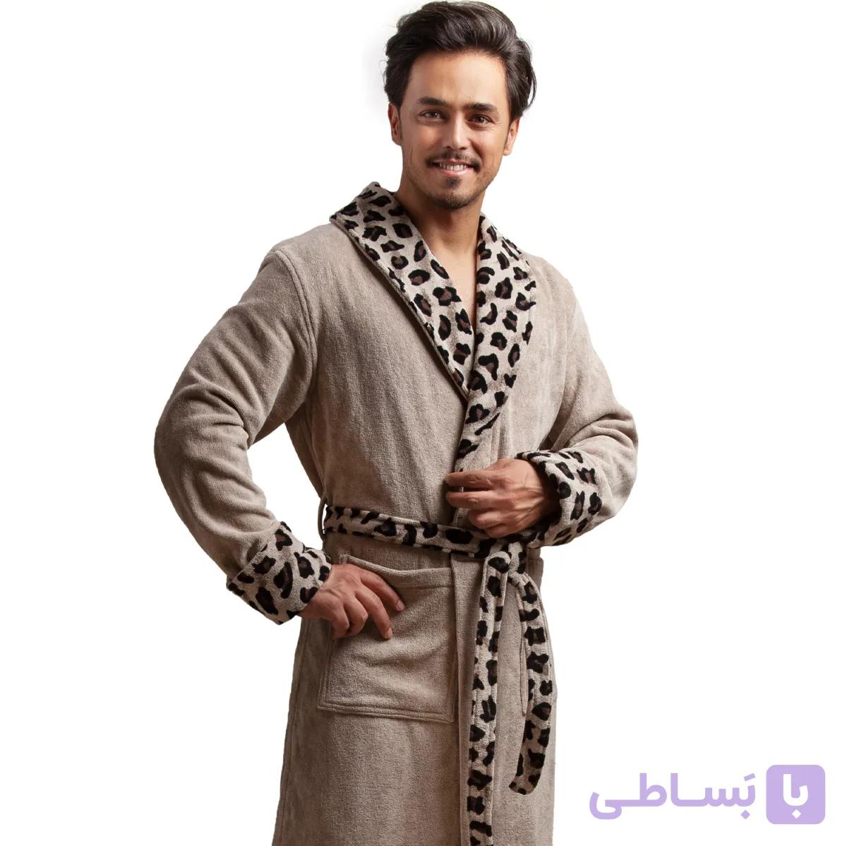 حوله پالتویی جگوار خاکی سایز S تا XXL