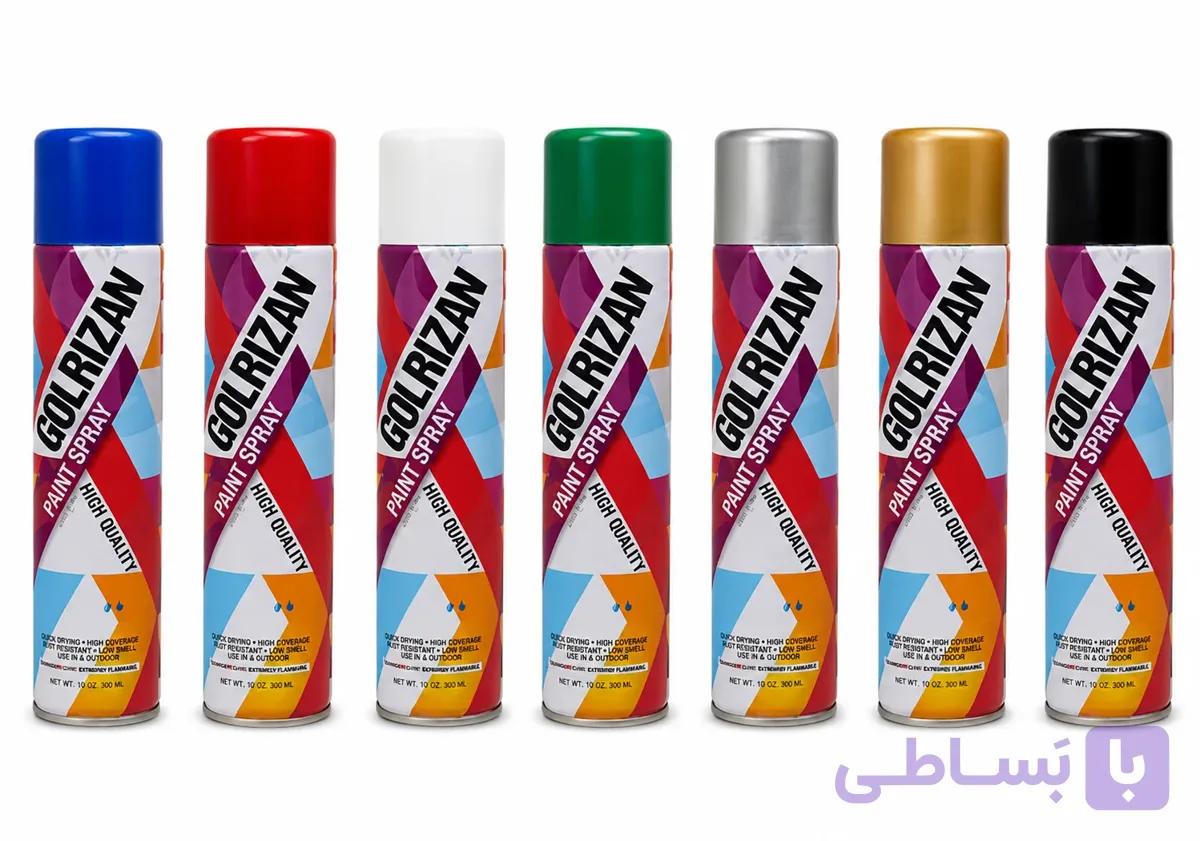 اسپری رنگ گلریزان 300 میل | 11 رنگ + قیمت روز