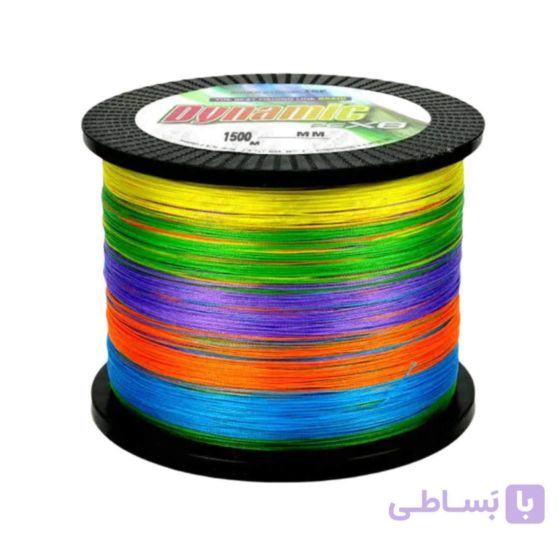 نخ براید مولتی‌کالر DYNAMIC PE X8 حلقه 1500 متری — تصویر 1
