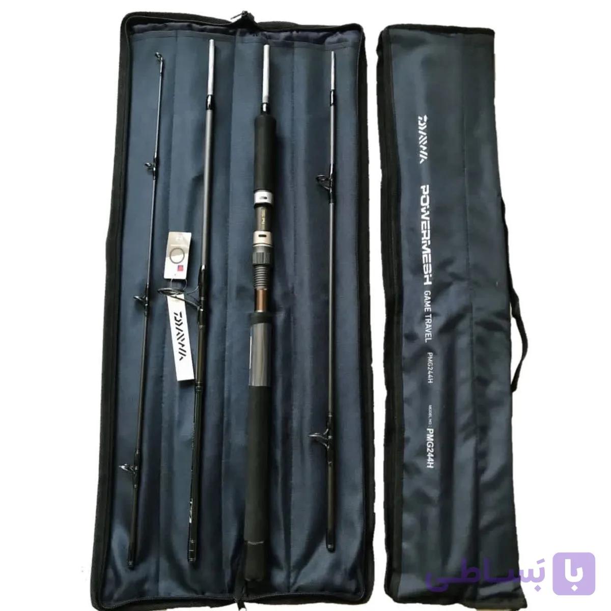 چوب ماهیگیری 4 تکه مسافرتی دایوا Daiwa powermesh game travel pmg244h — تصویر 1