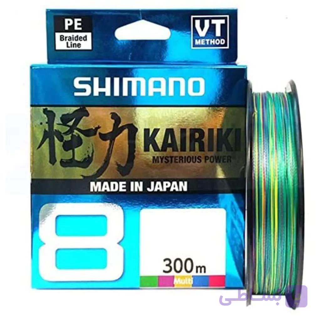 نخ ماهیگیری براید شیمانو مولتی کالر SHIMANO KAIRIKI 8 — تصویر 1
