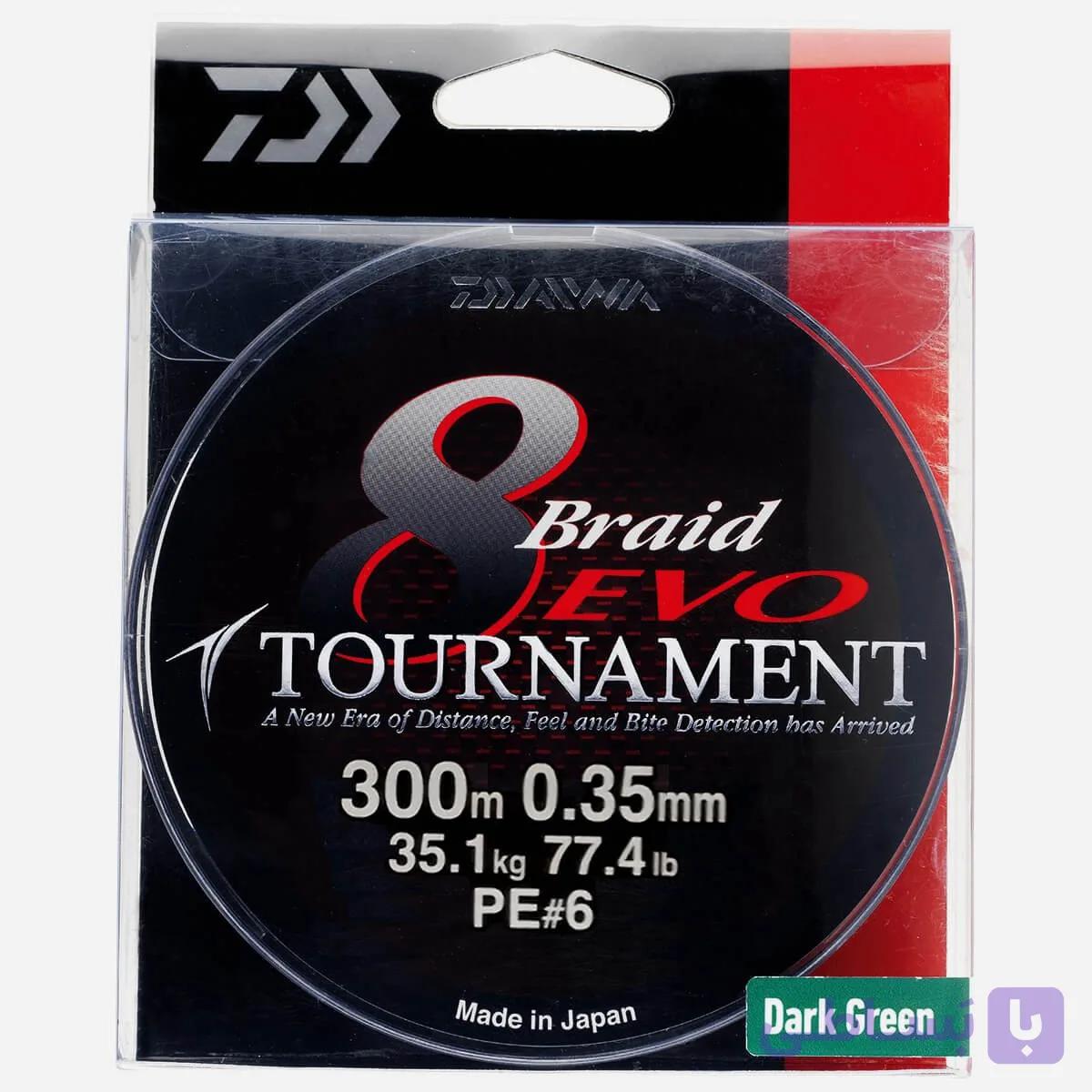 نخ ماهیگیری دایوا تورنومنت Daiwa Tournament 8 Braid EVO 0.35mm — تصویر 1