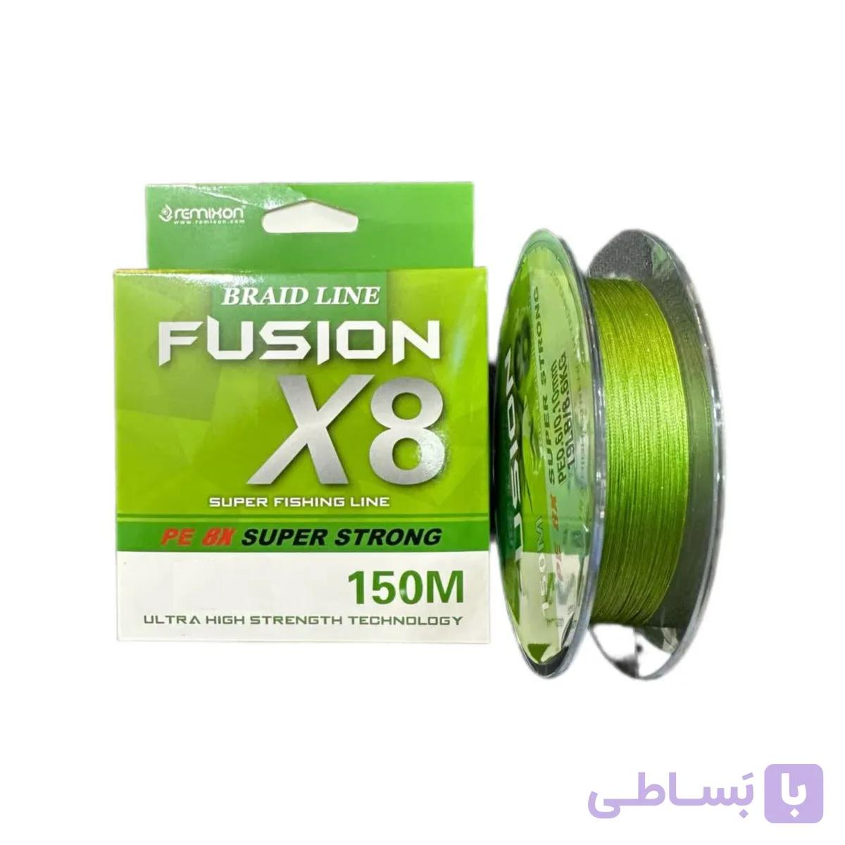 نخ ماهیگیری براید سبز رمیکسون مدل Fusion 8X طول 300 متر — تصویر 1