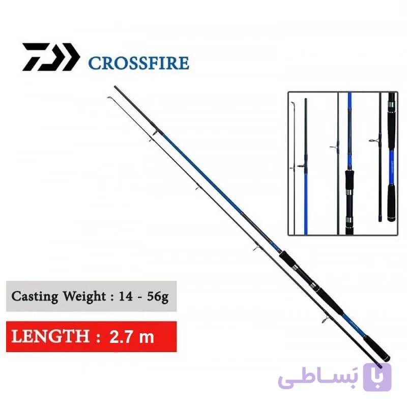 چوب ماهیگیری دایوا کراس فایر 270 DAIWA CROSSFIRE 902HXHFS (اصلی) — تصویر 1