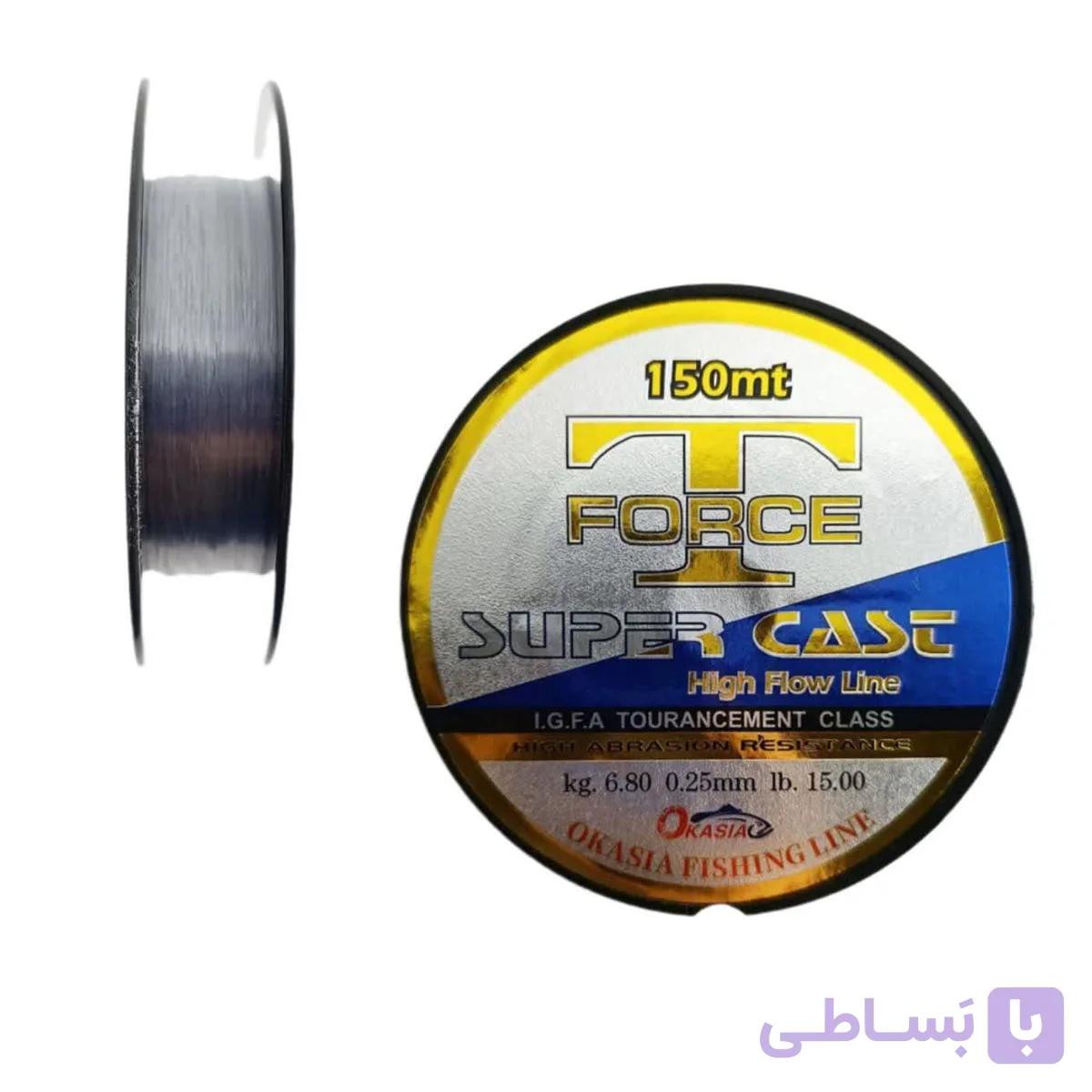 نخ ماهیگیری مونو T_FORCE برند OKASIA — تصویر 1