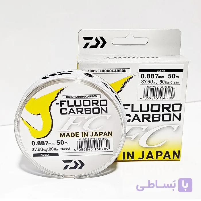 نخ ماهیگیری فلوروکربن دایوا FC سایز 0.887 | 50 متر — تصویر 1