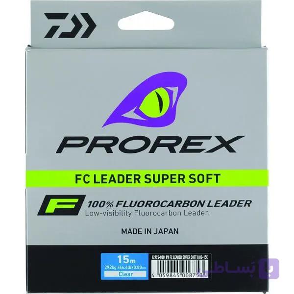 لیدر ماهیگیری فلوروکربن دایوا DAIWA PROREX 100% FLUOROCARBON LEADER — تصویر 1