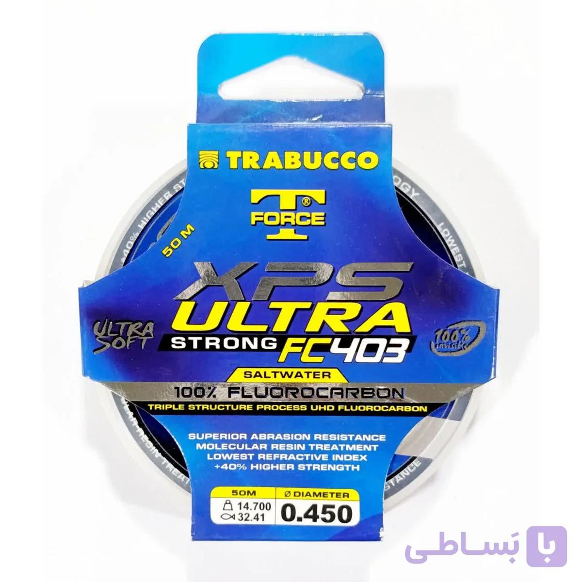 نخ فلوروکربن تراباکو مدل T_FORCE XPS ULTRA STRONG FC403 — تصویر 1