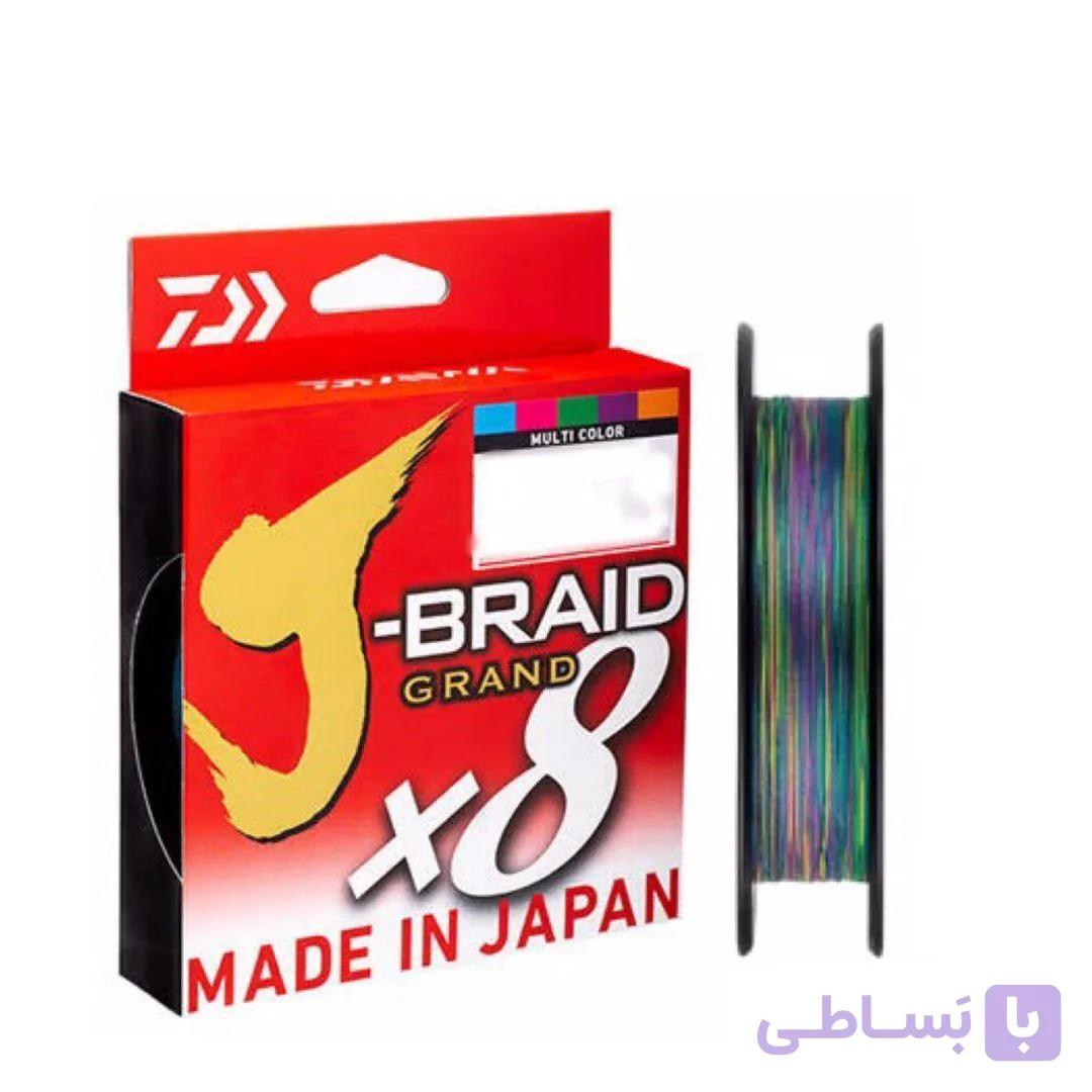 نخ ماهیگیری J براید گرند دایوا چند رنگ J-BRAID GRAND MULTI COLOR — تصویر 1