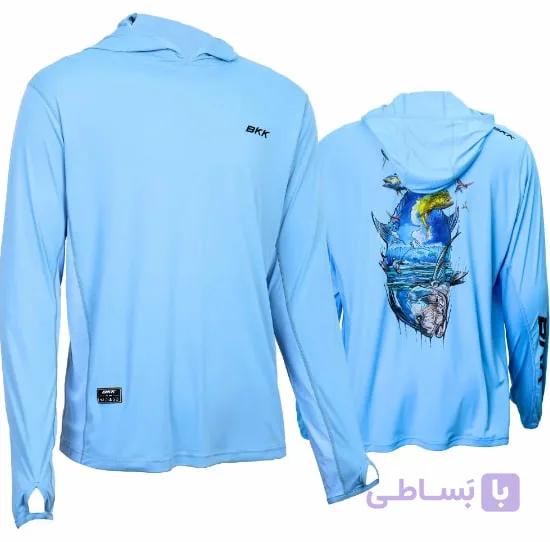 تیشرت ماهیگیری BKK Hooded Long Sleeve Performance — تصویر 1