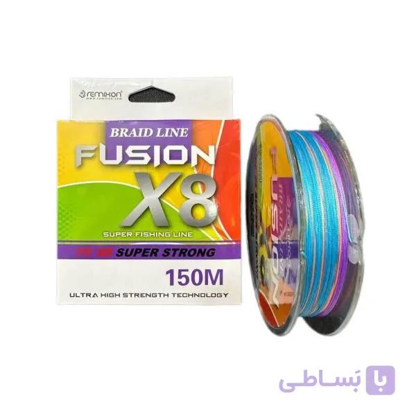 نخ ماهیگیری براید مولتی کالر رمیکسون مدل Fusion 8X طول 150 متر — تصویر 1