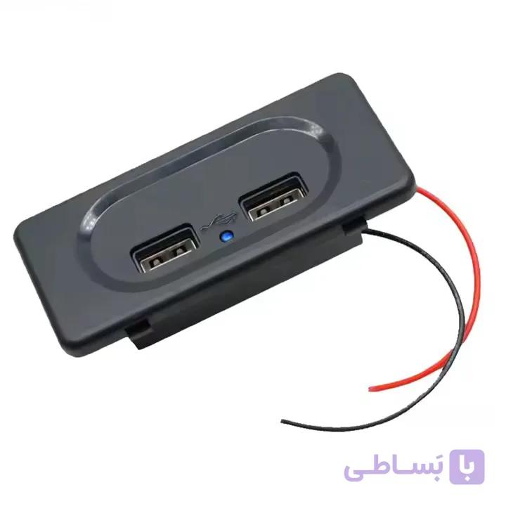مبدل شارژر USB دوکاناله — تصویر 1