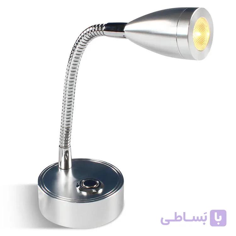 چراغ مطالعه خرطومی کمپر – پایه کوتاه – نور زرد — تصویر 1