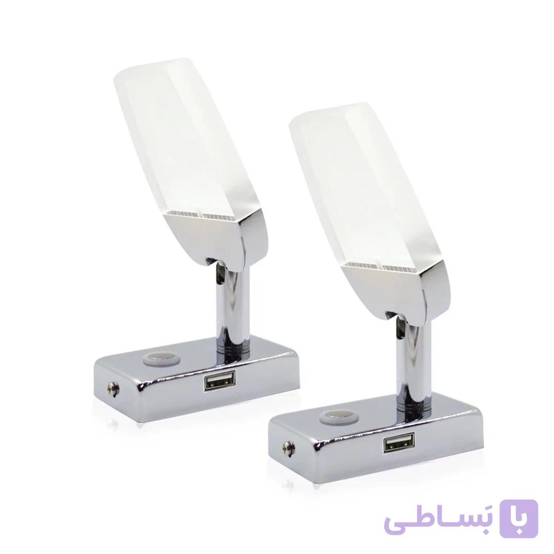 چراغ مطالعه دكوراتيو ديمري كمپر – نور زرد — تصویر 1