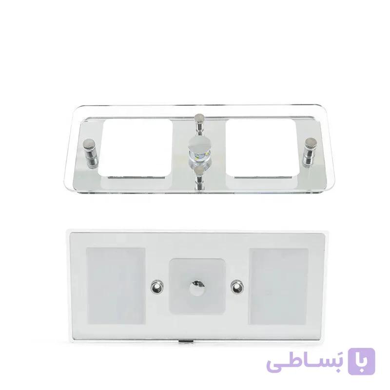 چراغ سقفي مستطيل دكوراتيو كليدار 6 وات — تصویر 1