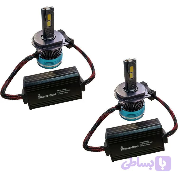 هدلایت آفتابی خودرو پایه H4 توان 65W با شدت نور 6500 و گارانتی یک‌ساله — تصویر 1