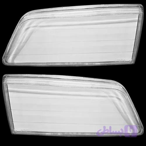 شیشه چراغ جلو پژو 405 شفاف جفت