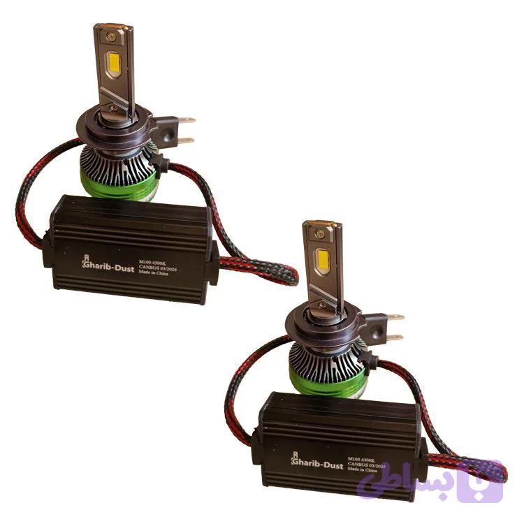 هدلایت آفتابی خودرو پایه H7 توان 65W با شدت نور 6500 و گارانتی یک‌ساله — تصویر 1