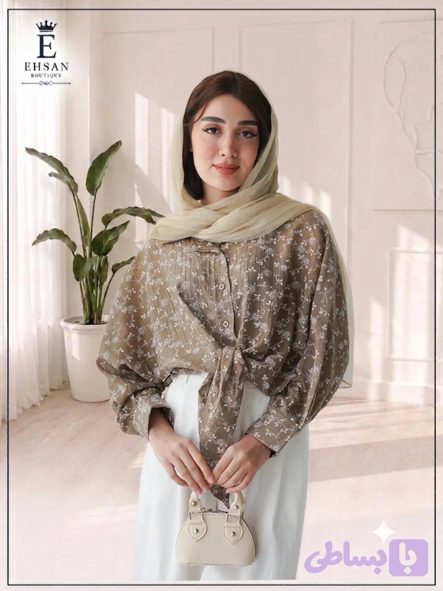 شومیز شیشه ای طرحدار