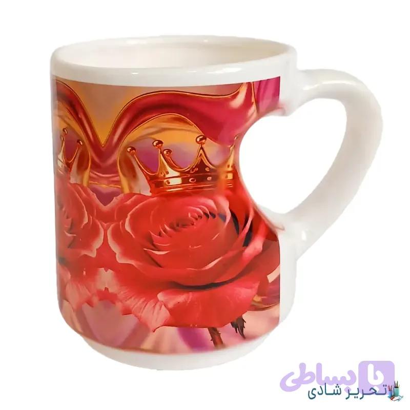 ماگ طرح گل رز