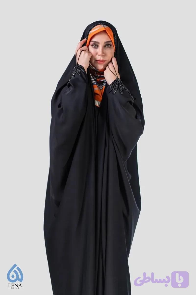 چادر مدل نگین برگ — تصویر 1