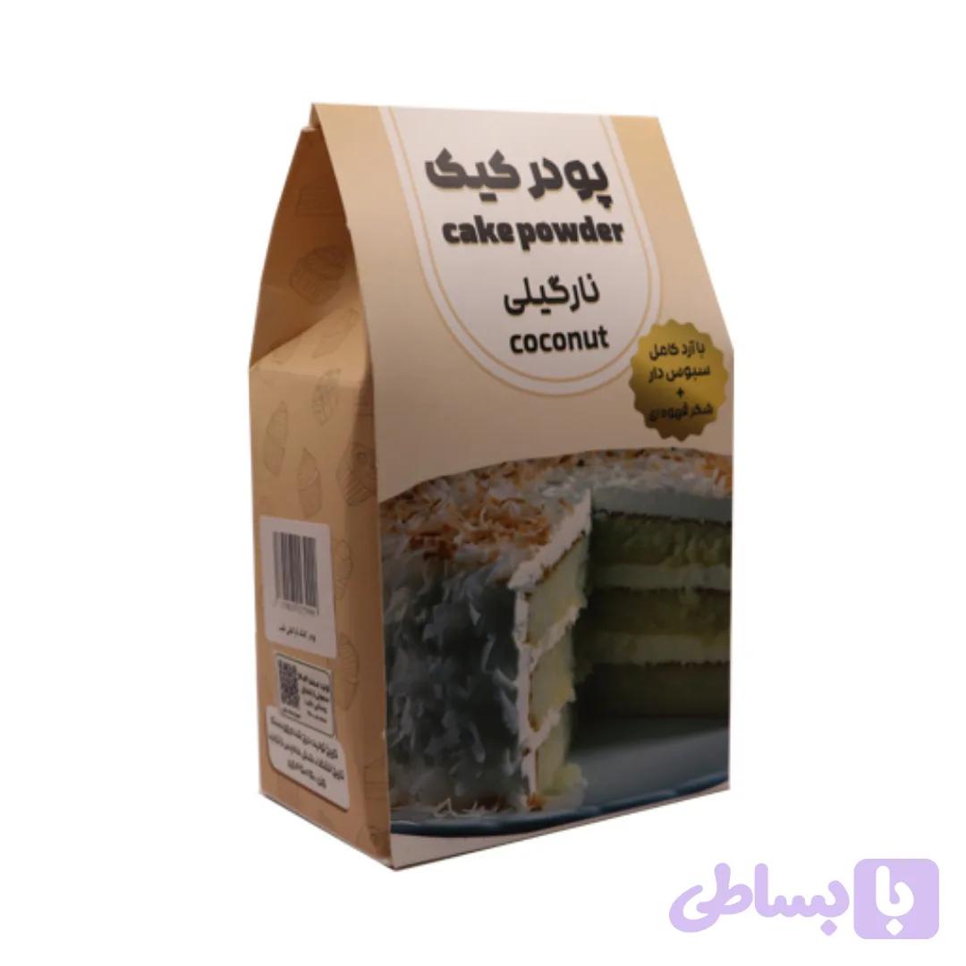 پودر کیک طعم نارگیلی