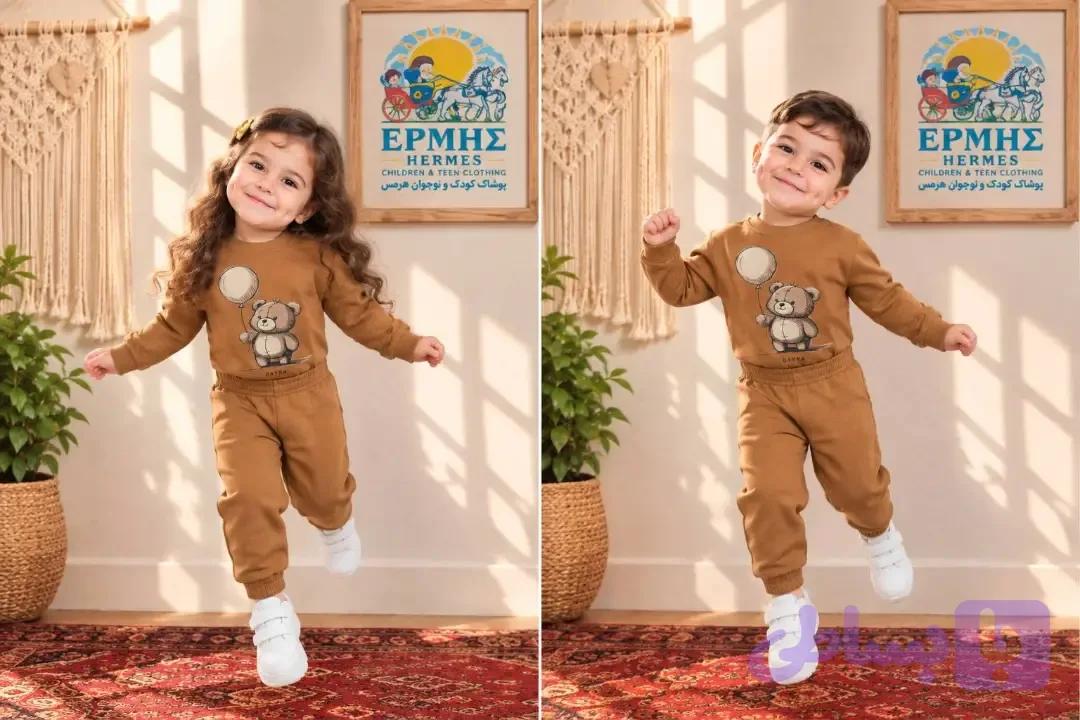 ست بچگانه دورس طرح خرس