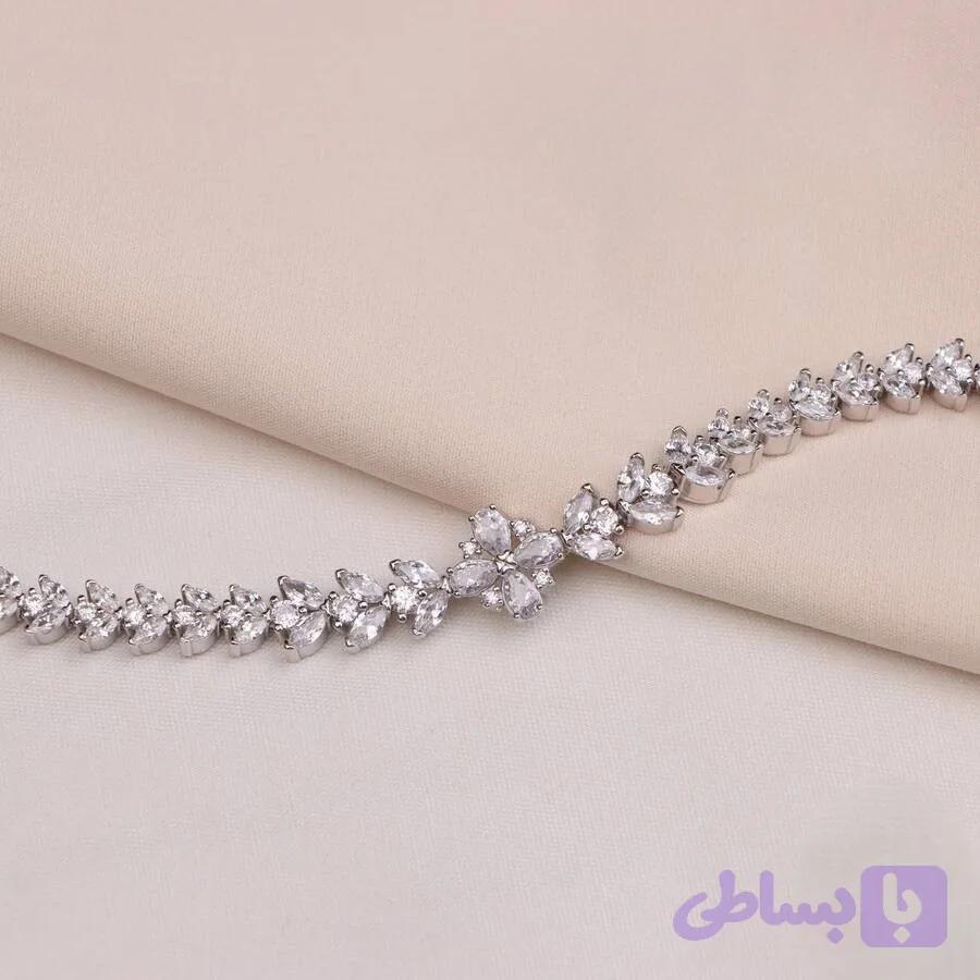 دستبند نقره میکرو کد 22169 — تصویر 1