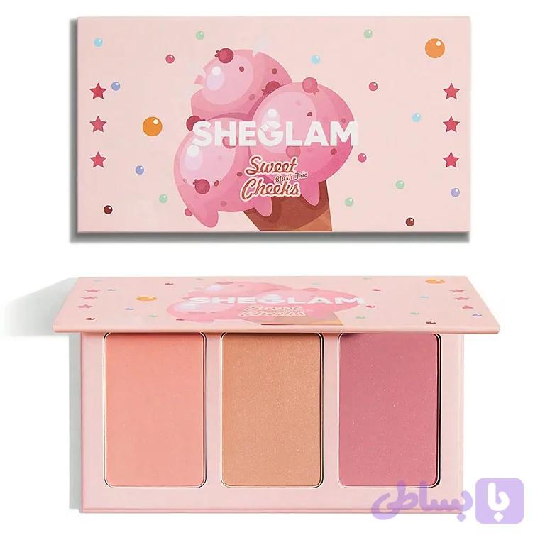 پالت رژگونه شیگلم مدل SWEET CHEEKS